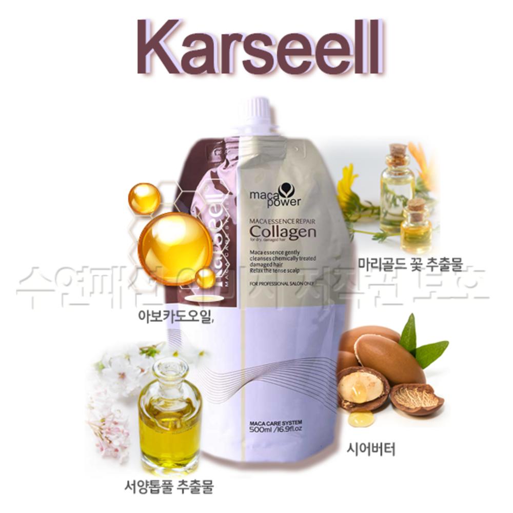 Suyeon Fashion Carcell Collagen Hair Maca Care System Лечебный тюбик, 1 шт., 500 г